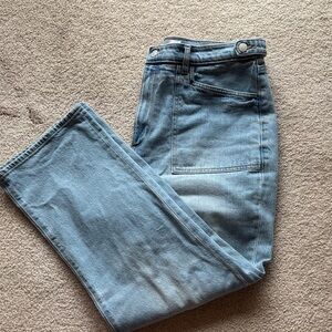 LOFT |‎ straight jeans, light wash, size 31/12 - EUC